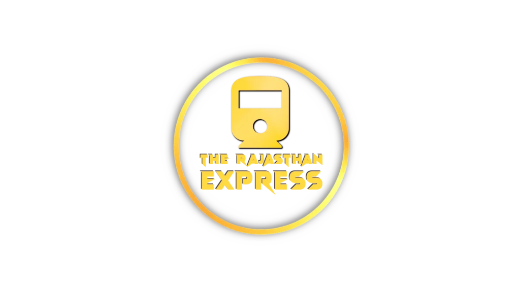 The Rajasthan Express logo - a golden circle with a train and the website name, representing trusted information on animal care and veterinary science